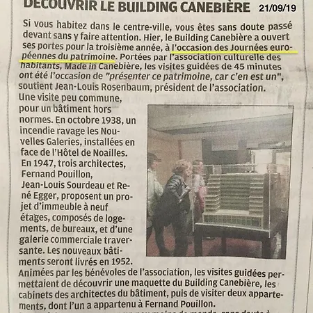The Building Canebiere Marseille Exterior photo